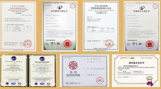 诺贝思蒸压釜生产厂家荣获了多种证书